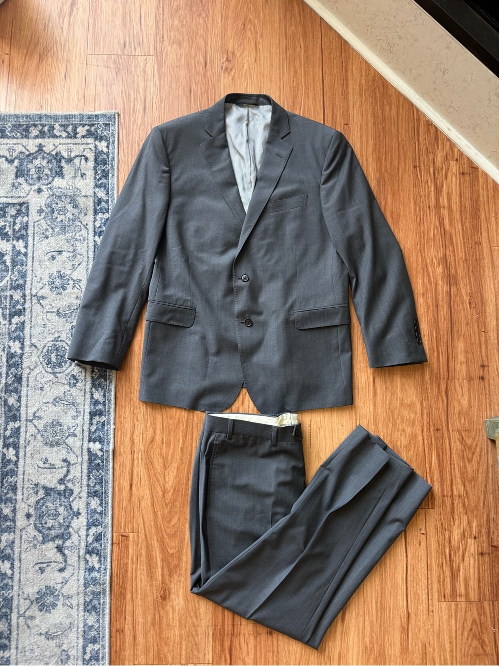 Grey Brooks Brothers Suit, Explorer, Regent Fit
